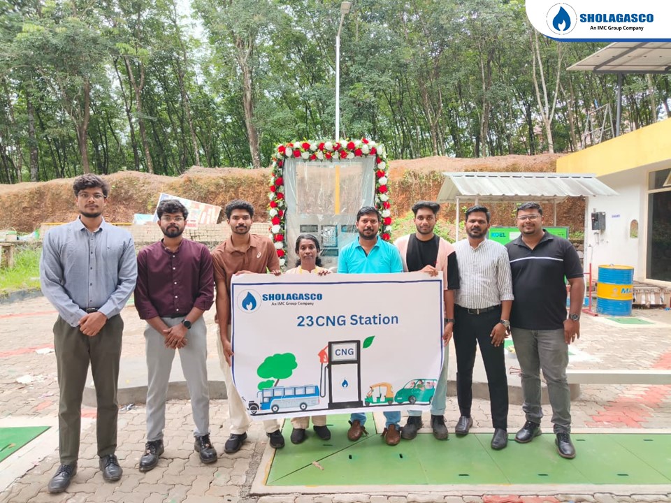 Commercialisation of 23rd CNG DBS station Pasadham Fuels (BPCL) in Kurumpanadom, Kottayam