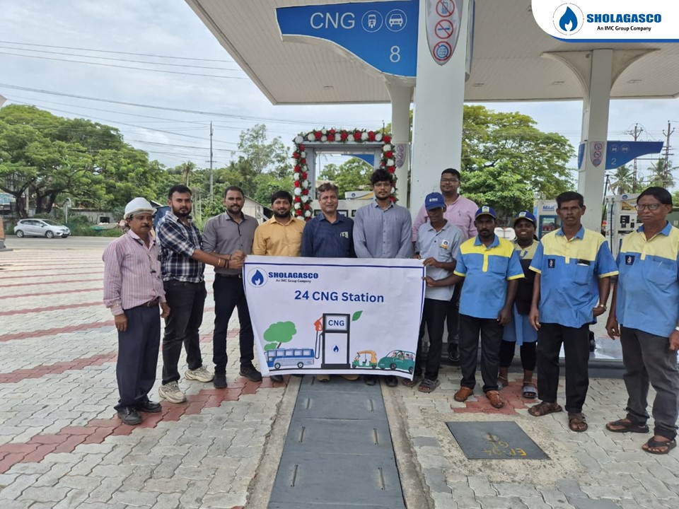 Commercialisation of 24th CNG DBS station Kosamattom (BPCL) in Kodimatha, Kottayam