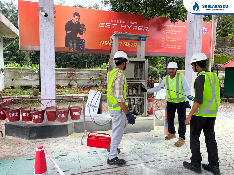 Level- II Mock drill conducted at St. Thomas Fuels, Kanakkary, Kottayam